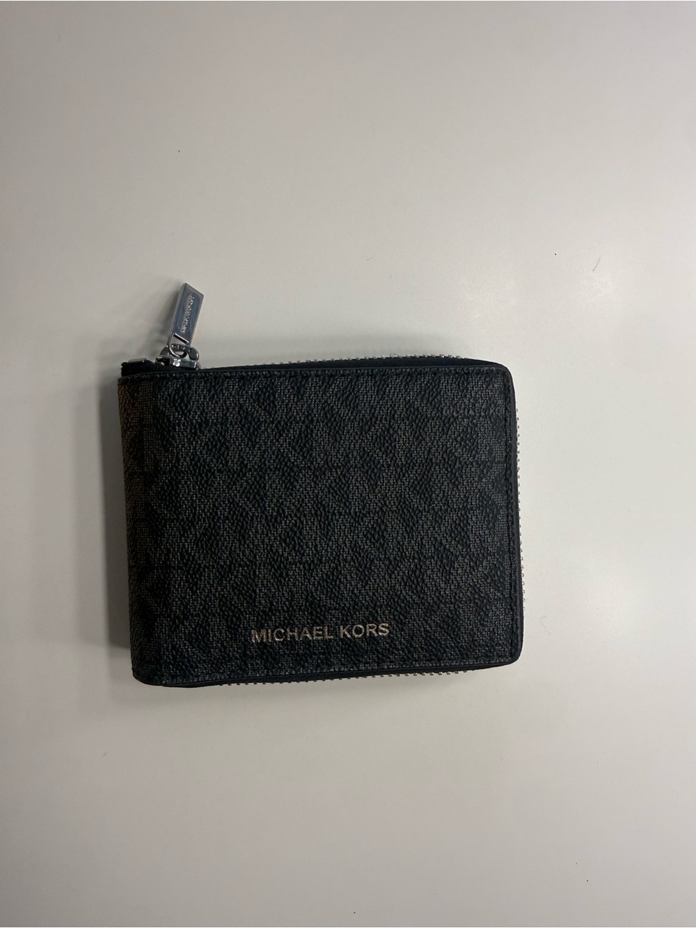 Michael Kors Black Zip Card Holder Wallet